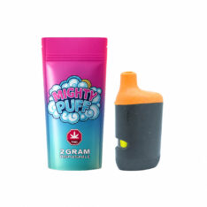 Mighty Puff - THC Disposable Vape Palm 2G *Introduction Sale* - Blue Fog - Indica