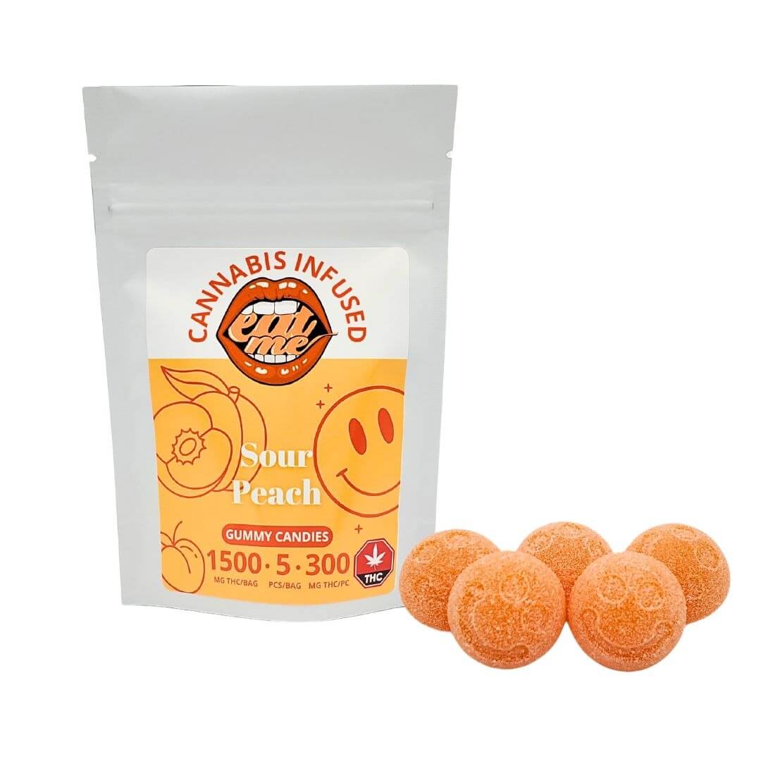 Eat Me Edibles - Sour Gummy Smiles 1500mg THC - Image 2